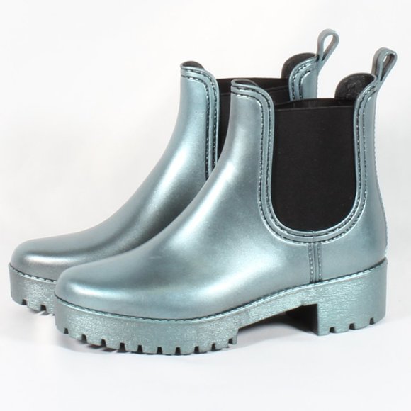 Jeffrey Campbell Shoes - Jeffrey Campbell Waterproof Short Blue Rain Boots